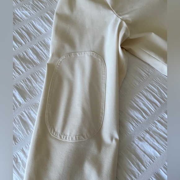 ZENOBIA Lightweight Lined Zip Front Jacket Made Canada Silk Blend Neutral Office - Picture 6 of 16